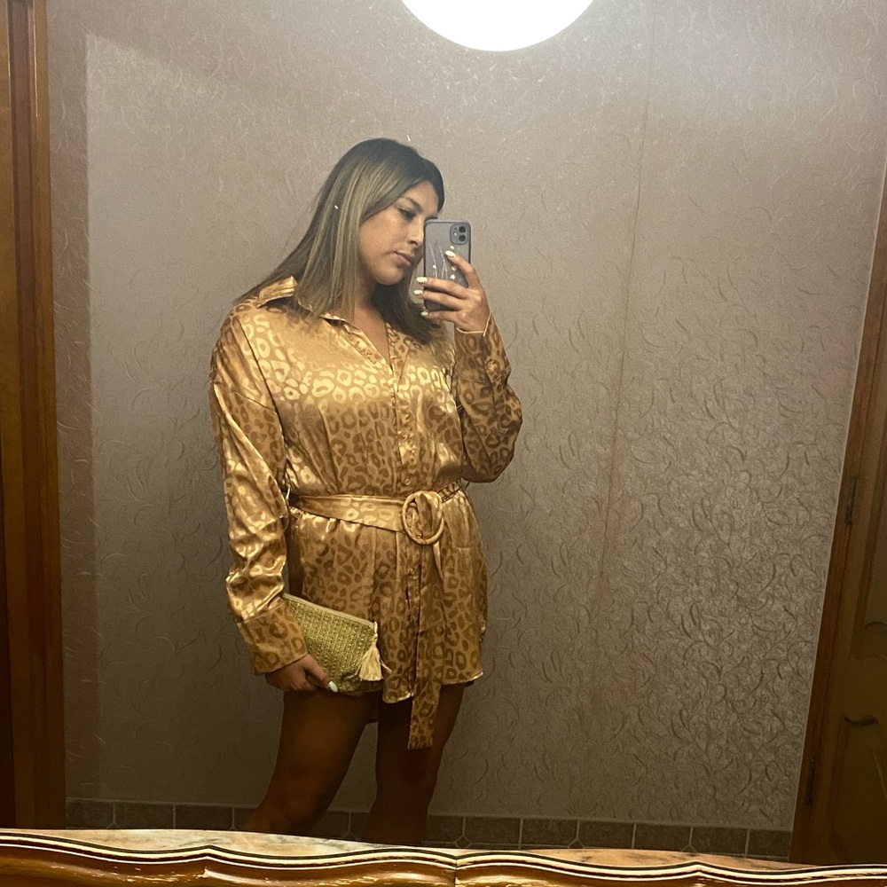 Gold dress
